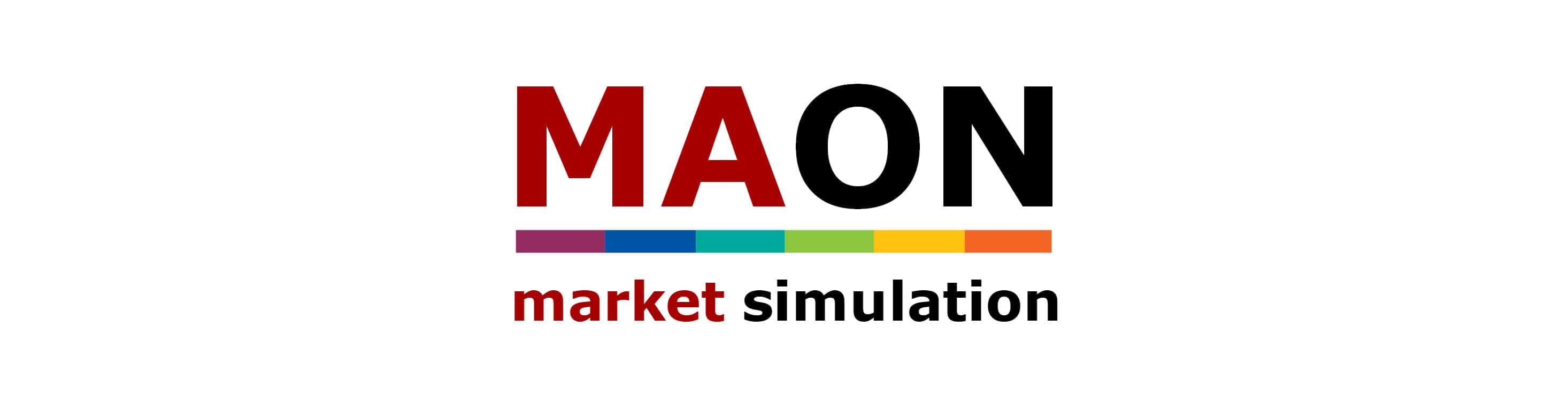 Maon, a blend word from market and simulation, pronounced “maa-on“